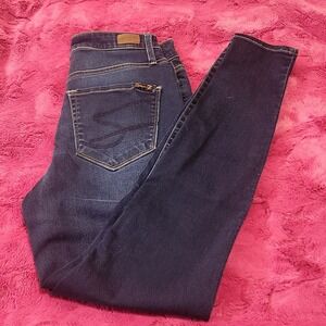 Seven7 Women's Jeans Sz 4 / 26x27 Dark Wash High Rise Skinny Stretch Denim